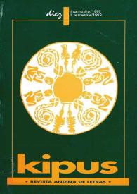 Kipus: Revista Andina de Letras y Estudios Culturales. Núm. 10, 1999 | Biblioteca Virtual Miguel de Cervantes